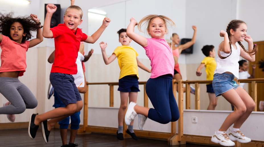Image of kids dancing