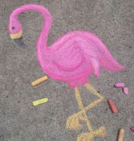 Image of sidewalk chalk art