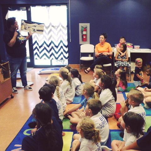 Image of kids at story time