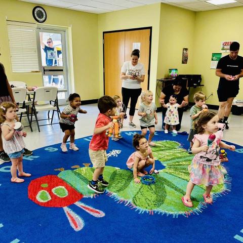 Image of kids at story time