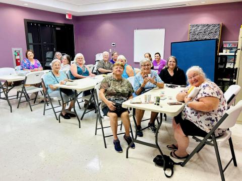 Image of adults playing bingo