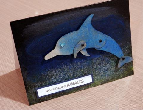 Image of paper dolphin
