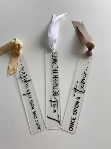 Image of bookmarks made on Glowforge