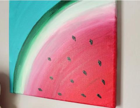 Image of watermelon painting