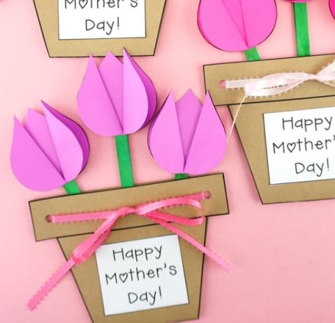 Image of Mother's Day card craft