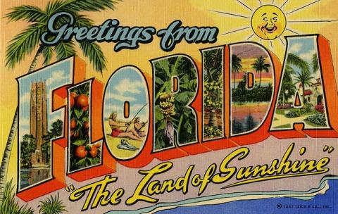 Image of Florida postcard