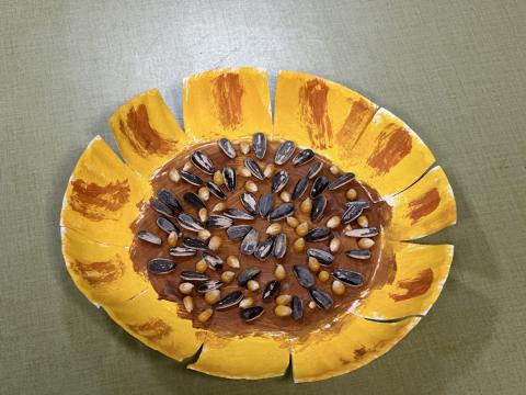 Image of sunflower craft