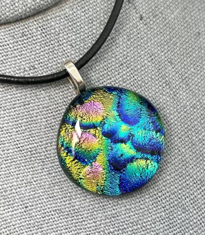 Image of alcohol ink pendant