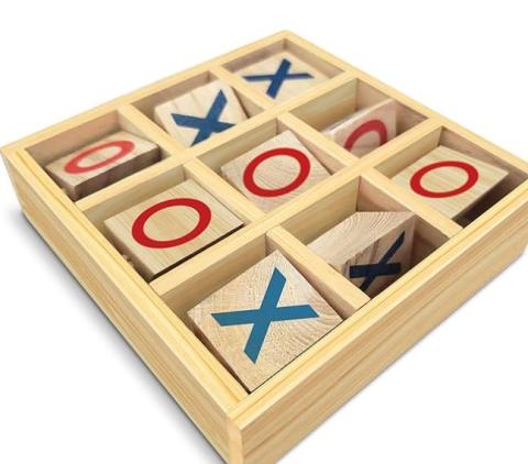 Image of DIY Tic Tac Toe board