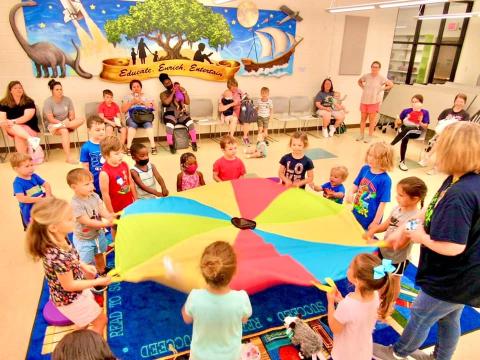 Image of kids at story time