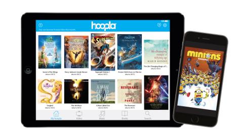 Image of hoopla app