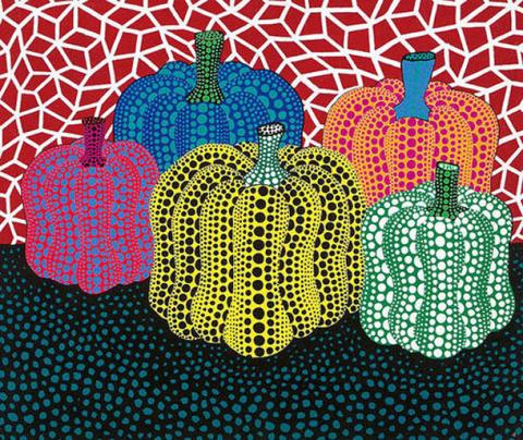 Image of dotted pumpkins