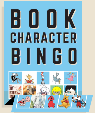 Image of book character bingo