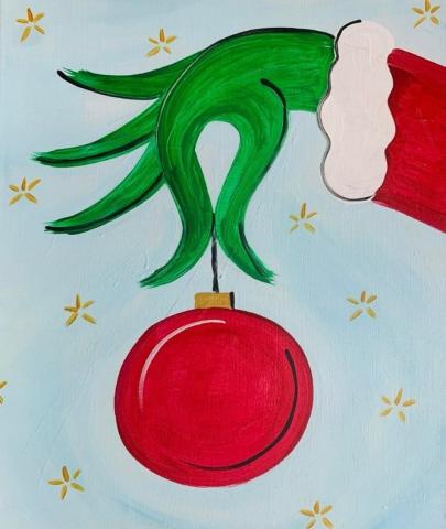 Image of Grinch painting