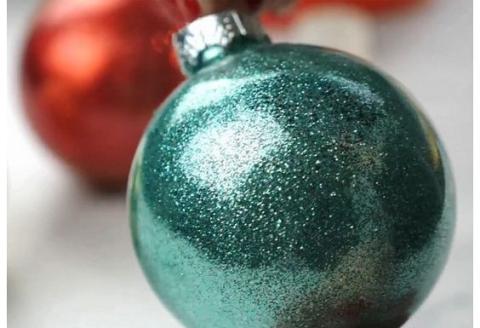 Image of glitter ornament