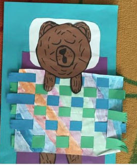 Image of bear sleeping craft