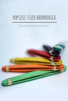 Image of popsicle stick harmonica