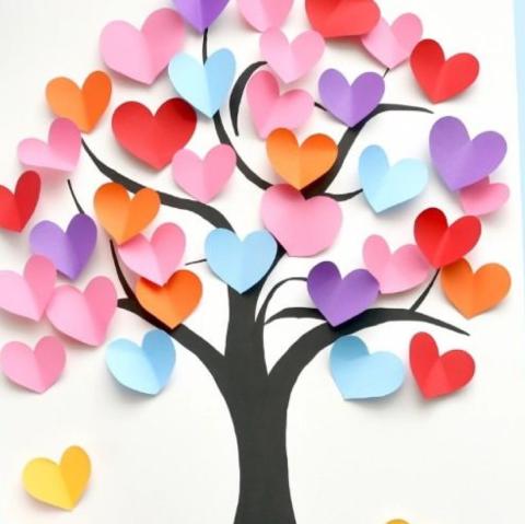 Image of heart tree