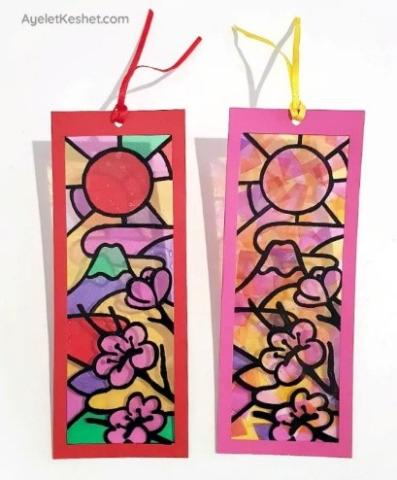 Image of stained glass bookmarks