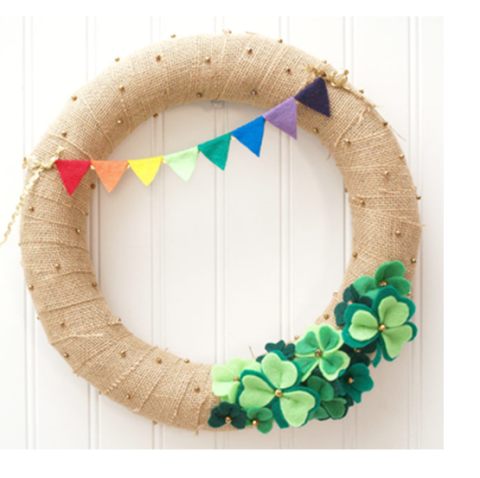 Image of shamrock wreath