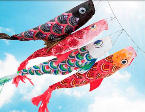 Image of koi windsock