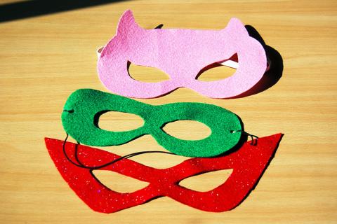 Image of superhero mask