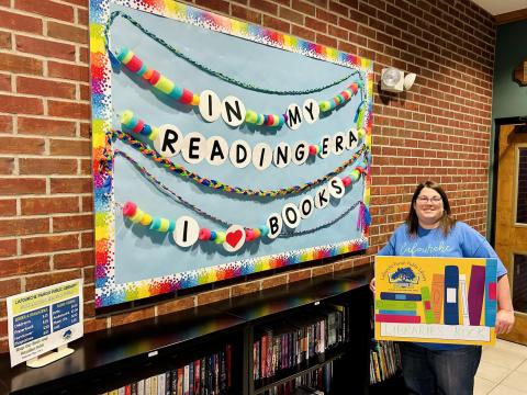 Image of library lover