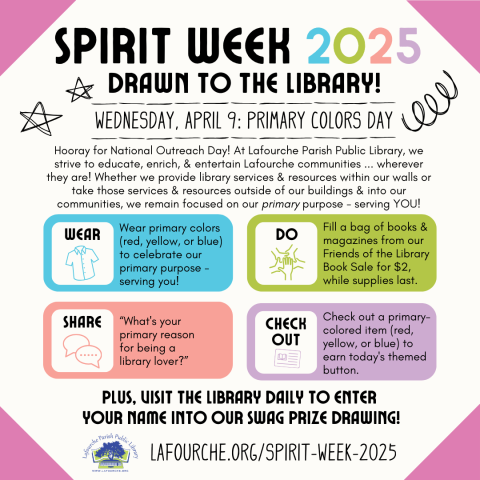 Image of Spirit Week flyer