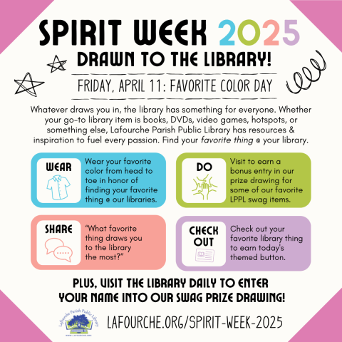 Image of Spirit Week flyer