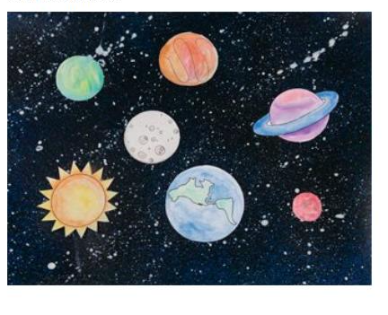 Image of galaxy art