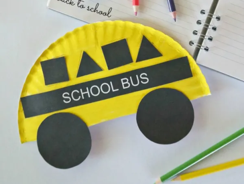 Image of school bus craft