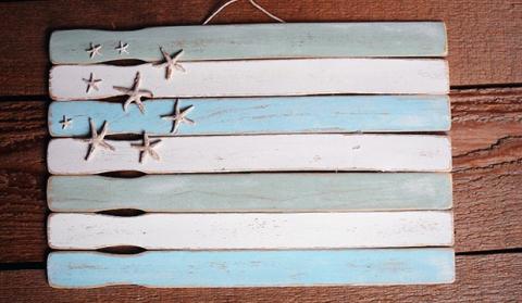Image of beach flag craft