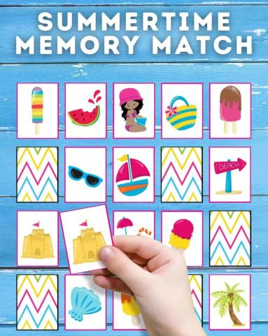 Image of memory match game