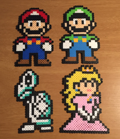 Image of Mario perler beads