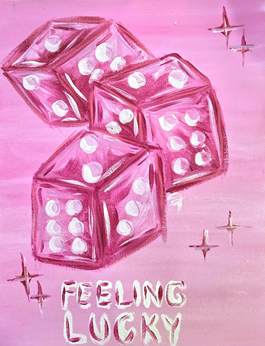 Image of dice painting 