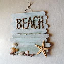 Image of beach sign