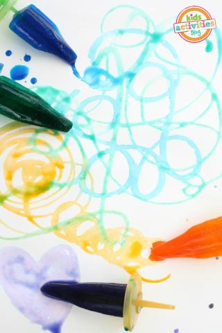 Image of popsicle painting