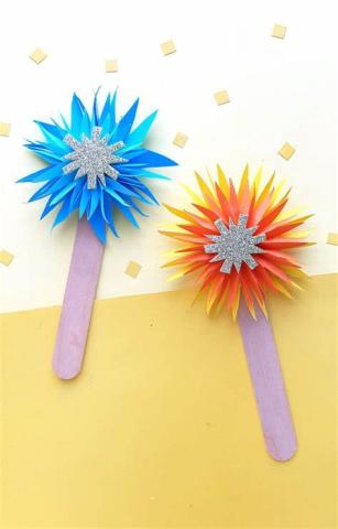 Image of paper firework
