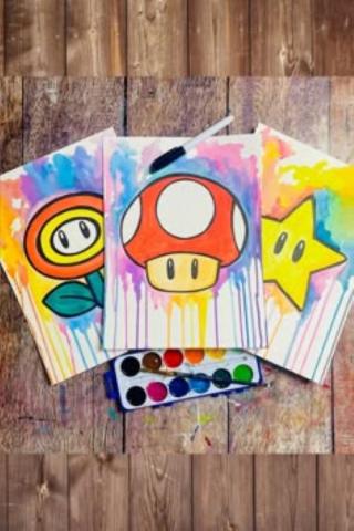 Image of Mario painting