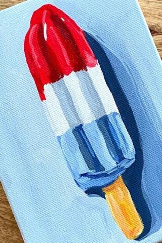 Image of popsicle painting