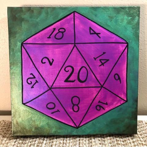 Image of D20 painting