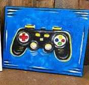 Image of game controller painting 