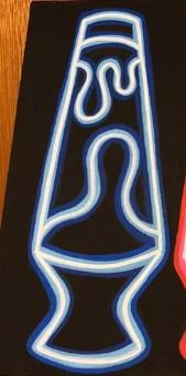 Image of neon light painting