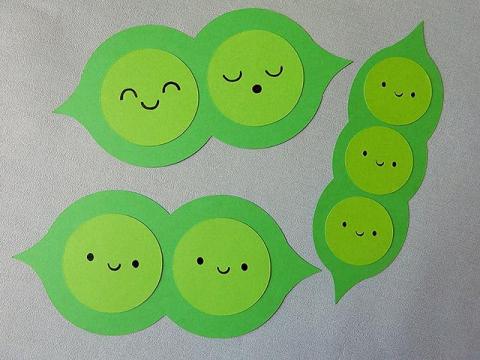 Image of peas craft