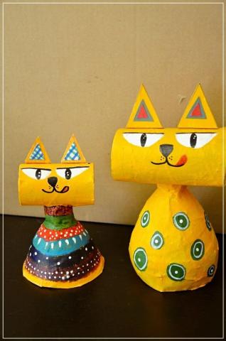Image of cat sculpture