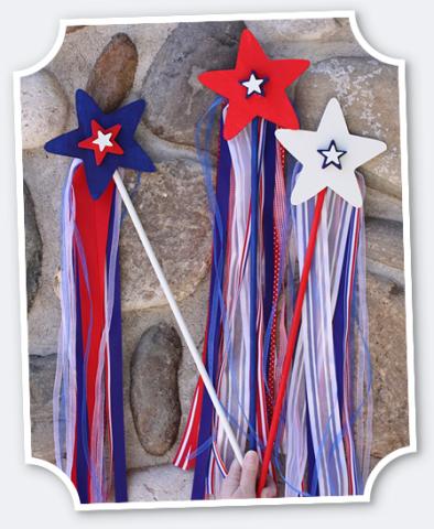 Image of patriotic wand