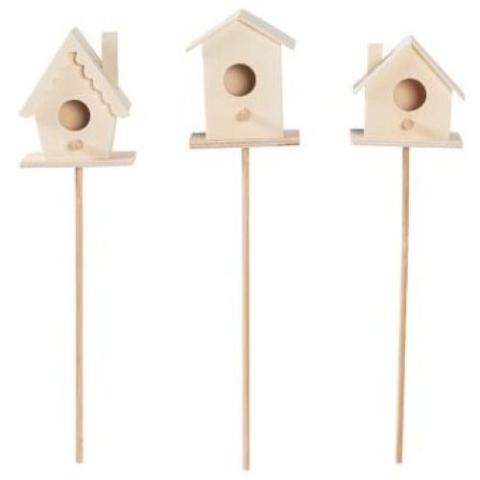 Image of birdhouse stake