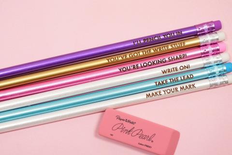 Image of engraved pencils
