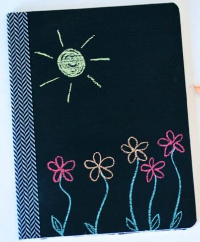 Image of chalkboard notebook
