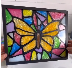 Image of faux stained glass